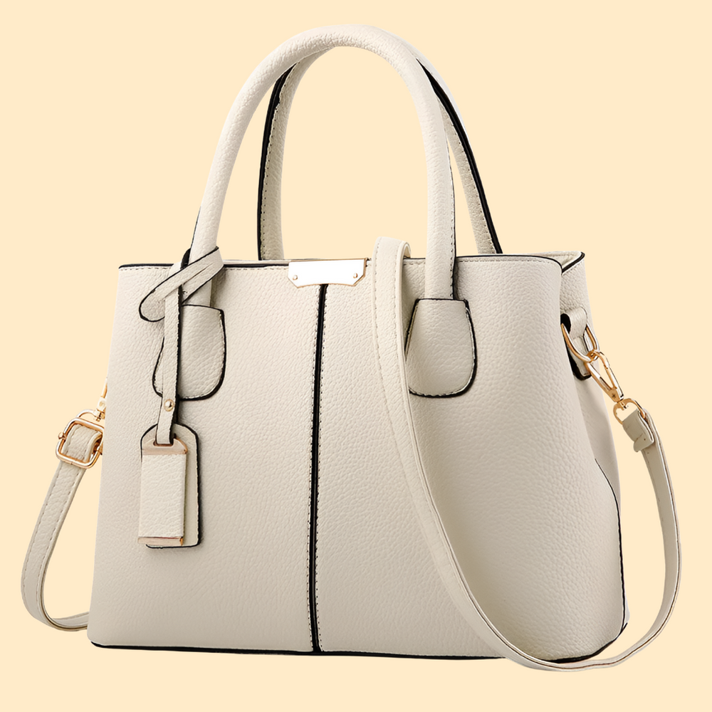 Luxe leren handtas voor dames. Veelzijdig design perfect voor dagelijks gebruik en speciale gelegenheden.