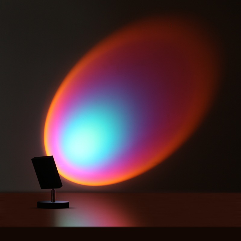 Elegante LED tafellamp met zonsonderganglicht, een must-have voor sfeervolle interieurdecoratie.