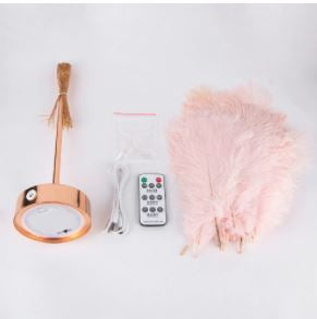 Dimbaar licht van de Feather Lamp™️. Romantische sfeerverlichting voor thuis.