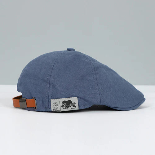 Tijdloze verstelbare baret voor heren; dit elegante hoofddeksel van wolmix past perfect bij elke outfit.