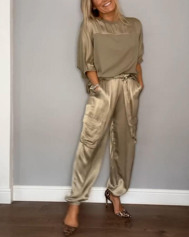 June dames set in goud, elegant design, comfortabel en stijlvol.