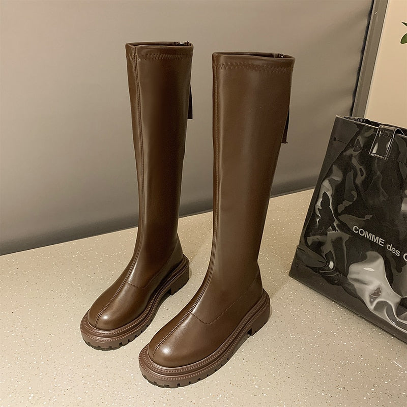 Elegante zwarte leren enkellaarzen voor dames. Stijlvolle SloaneBoots, perfect voor elke outfit.