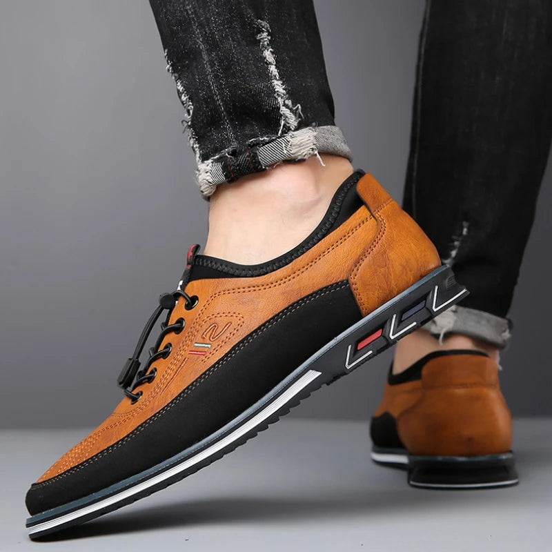 Comfortabele Oxford herenschoenen met orthopedische steun, perfect voor de moderne man.