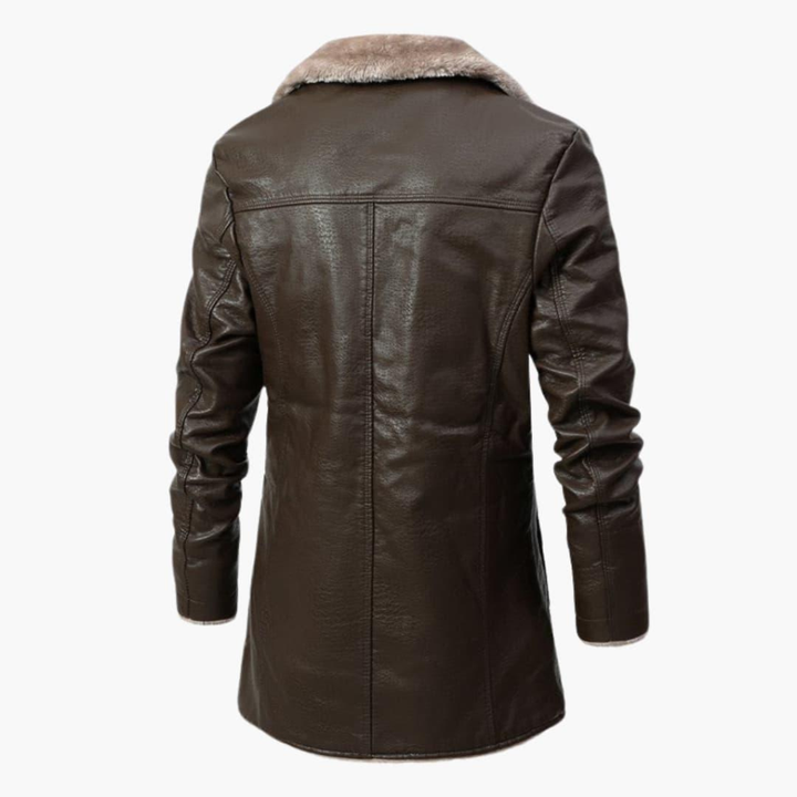 Comfortabele mannen winterjas met capuchon en warme voering, een essentieel kledingstuk voor koud weer.