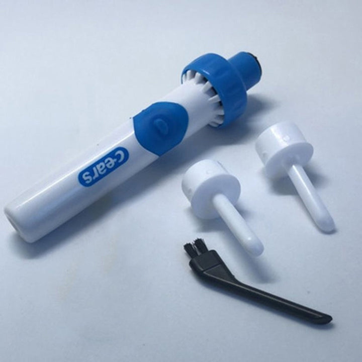 Opladende elektrische oorreiniger, klaar voor hygiënische en veilige oorverzorging.