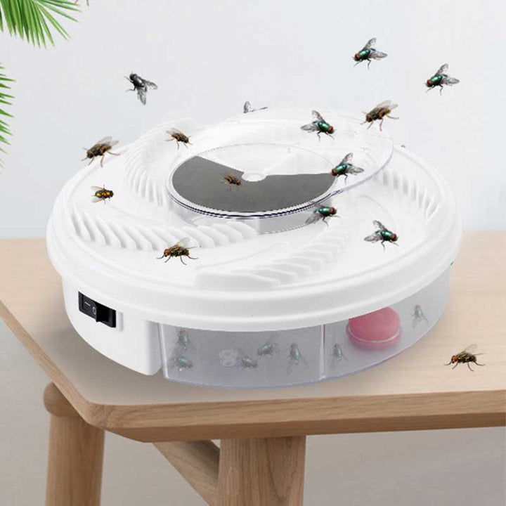Elektrische vliegenvanger met USB, stil en effectief tegen muggen, fruitvliegjes en insecten in huis.