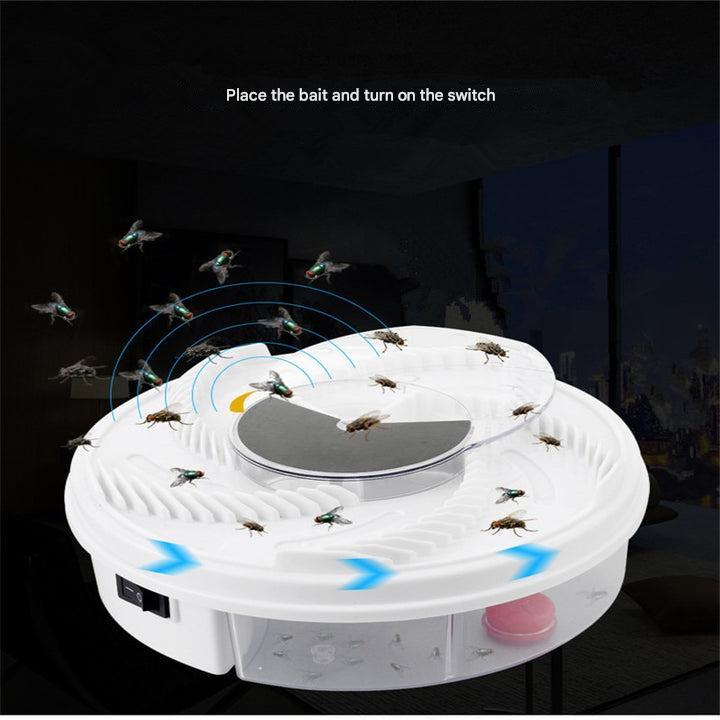 Compacte elektrische insectenval met USB voeding, ideaal als muggenvanger en fruitvliegjesvanger voor thuis.