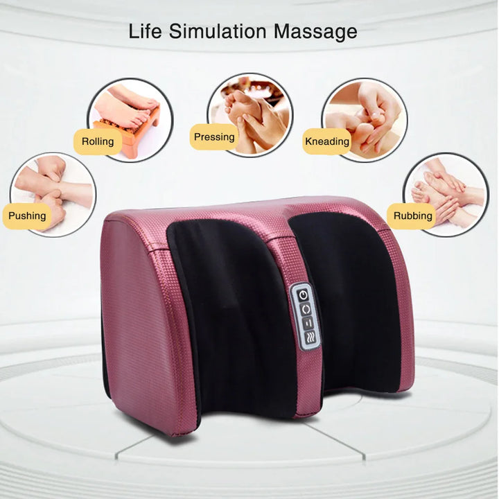 Hoogwaardige elektrische voetmassager met shiatsu massage en comfortabele warmtefunctie.
