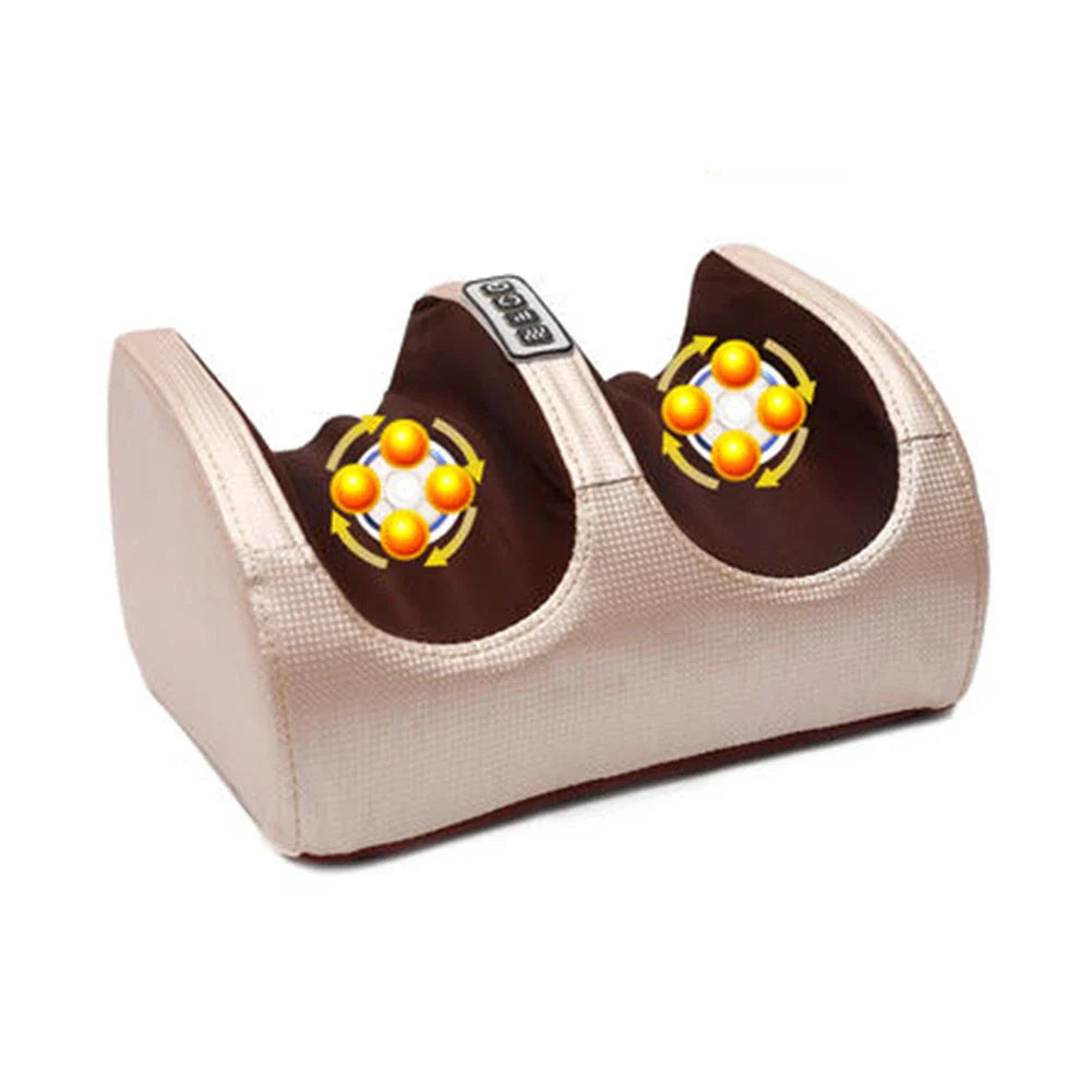 Verbeter de circulatie en ontspan met deze elektrische warmte- en shiatsu voetmassager.