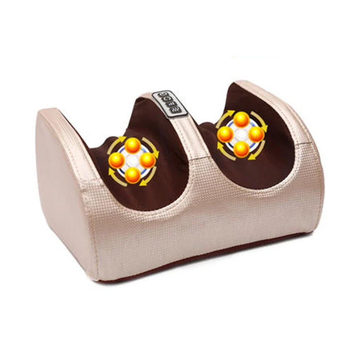 Verbeter de circulatie en ontspan met deze elektrische warmte- en shiatsu voetmassager.