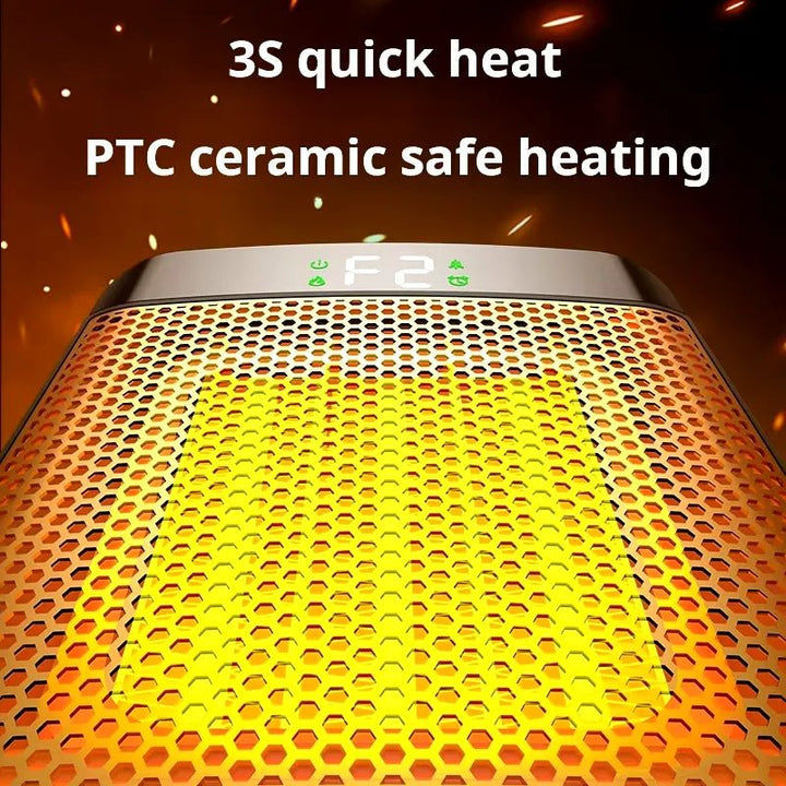Deze elektrische kachel levert snel en energiezuinig comfortabele warmte. Perfect voor winterse dagen thuis of op kantoor.