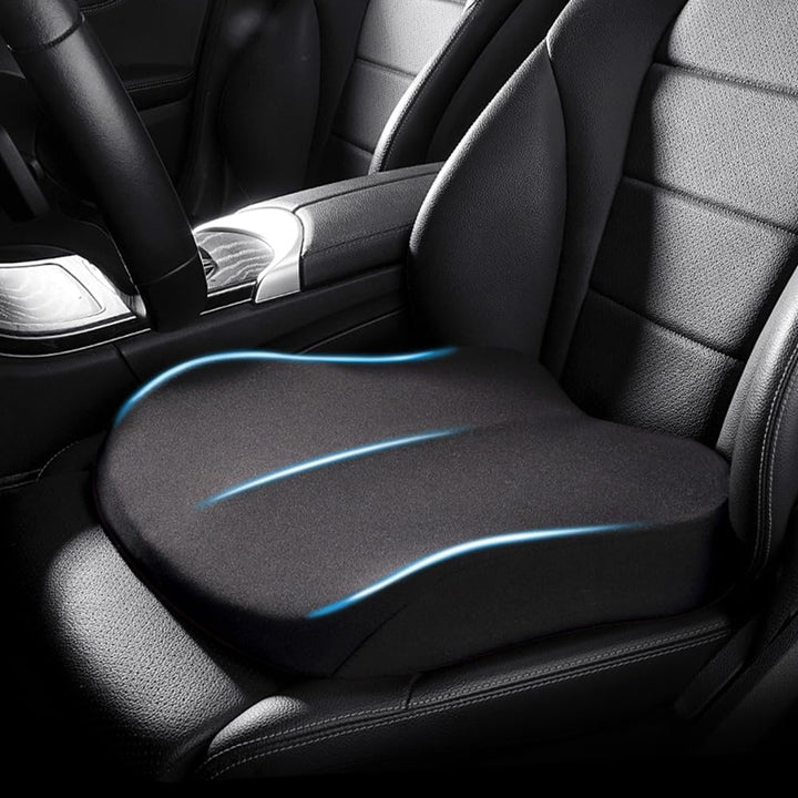 Ergonomisch zitkussen voor comfort en betere houding in auto, kantoor of thuis. Optimaliseert rugondersteuning.