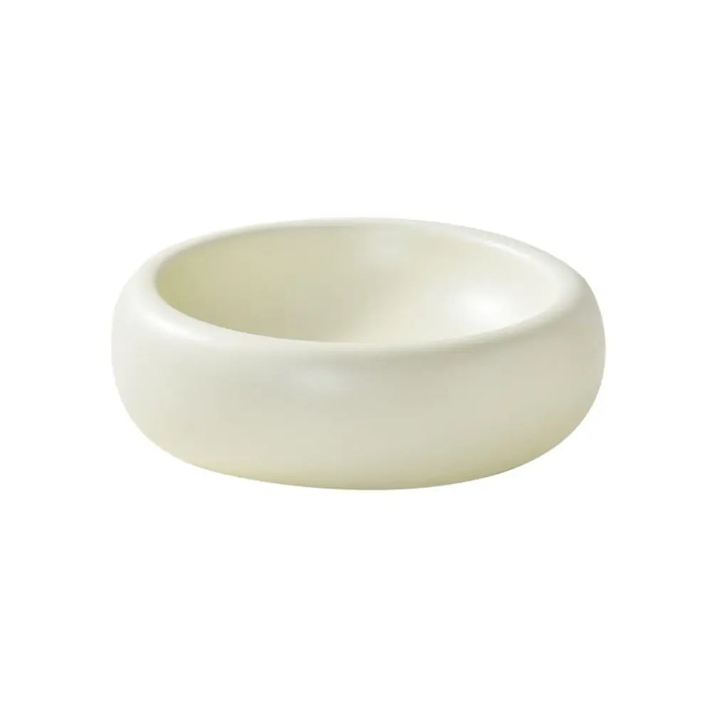 Elegante keramiek voerbak; ergonomisch ontwerp voor gezonde eetgewoonten bij katten en honden.