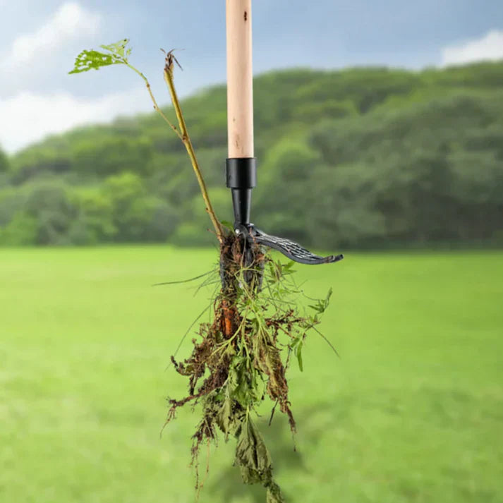 Efficiënte worteltrekker voor snel en ergonomisch wieden. Houdt uw tuin vrij van onkruid en gras.
