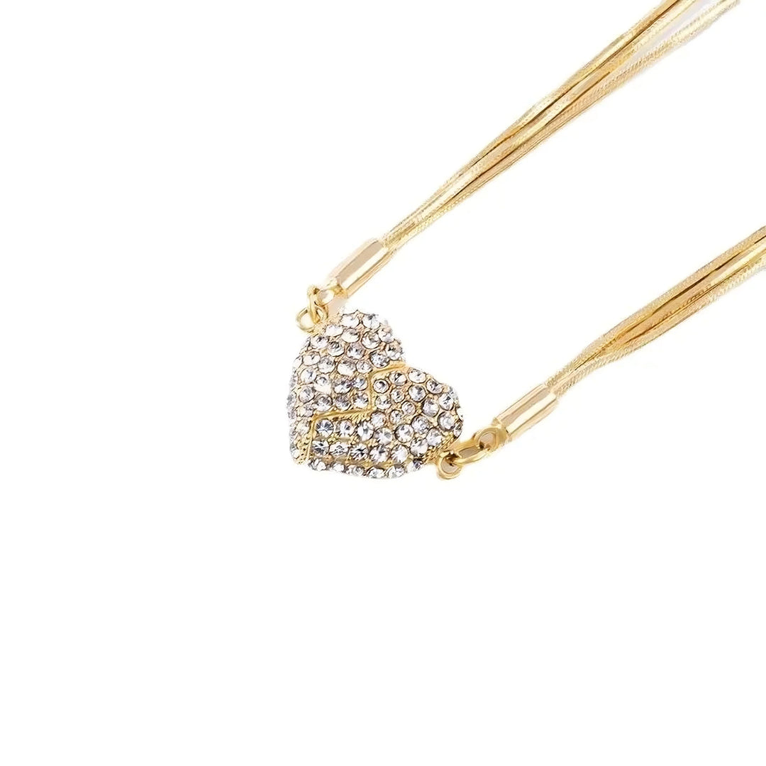 Unisex EternaBand ketting: krachtig symbool van liefde & vriendschap, onbreekbare band, uniek relatiegeschenk.