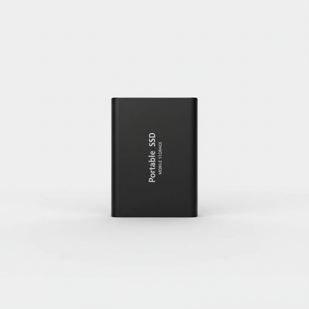 Draagbare Externe SSD 2TB: Compacte opslagschijf met USB 3.1 Type-C voor snelle dataoverdracht en backups.