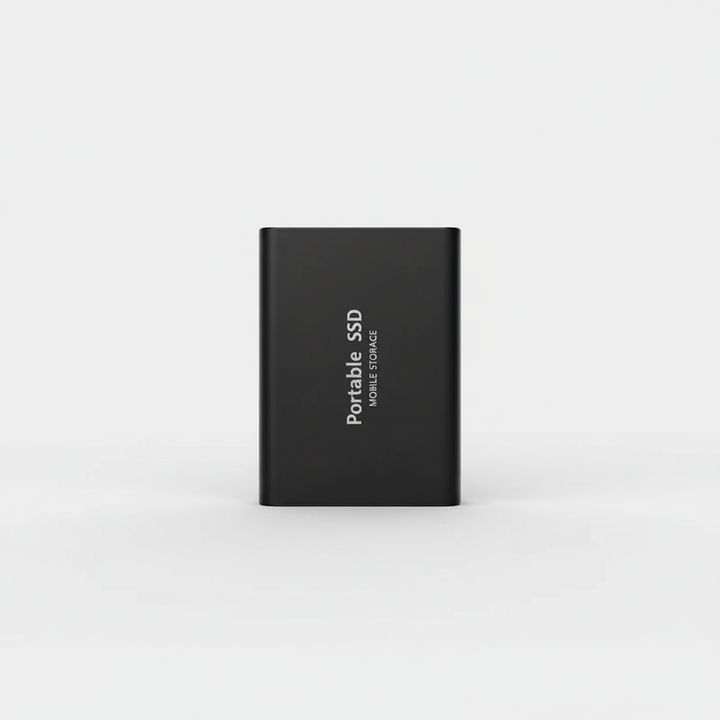Draagbare Externe SSD 2TB: Compacte opslagschijf met USB 3.1 Type-C voor snelle dataoverdracht en backups.