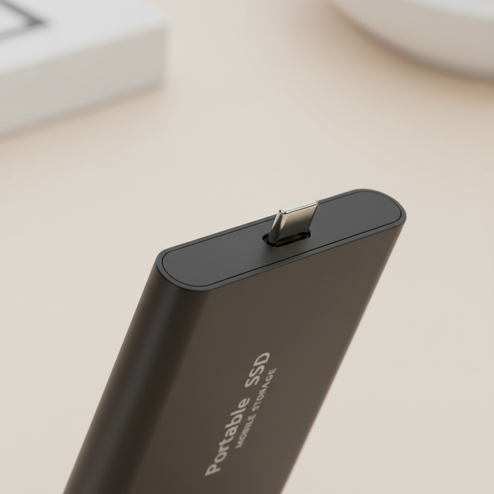 Snelle Externe SSD 2TB: Ideaal voor data backup en digitale opslag. Met USB 3.1 en Type-C connectiviteit.