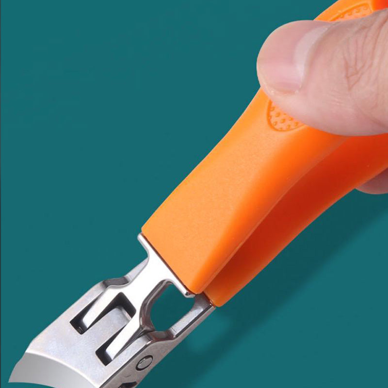 Ergonomische nagelknipper, perfect voor senioren met dikke nagels, maakt pedicure en manicure eenvoudig.