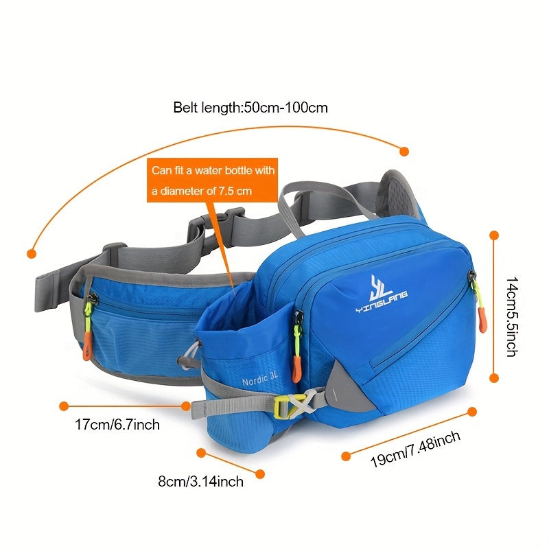 Complete set van hardloop heuptas en bijpassende sportwaterfles
