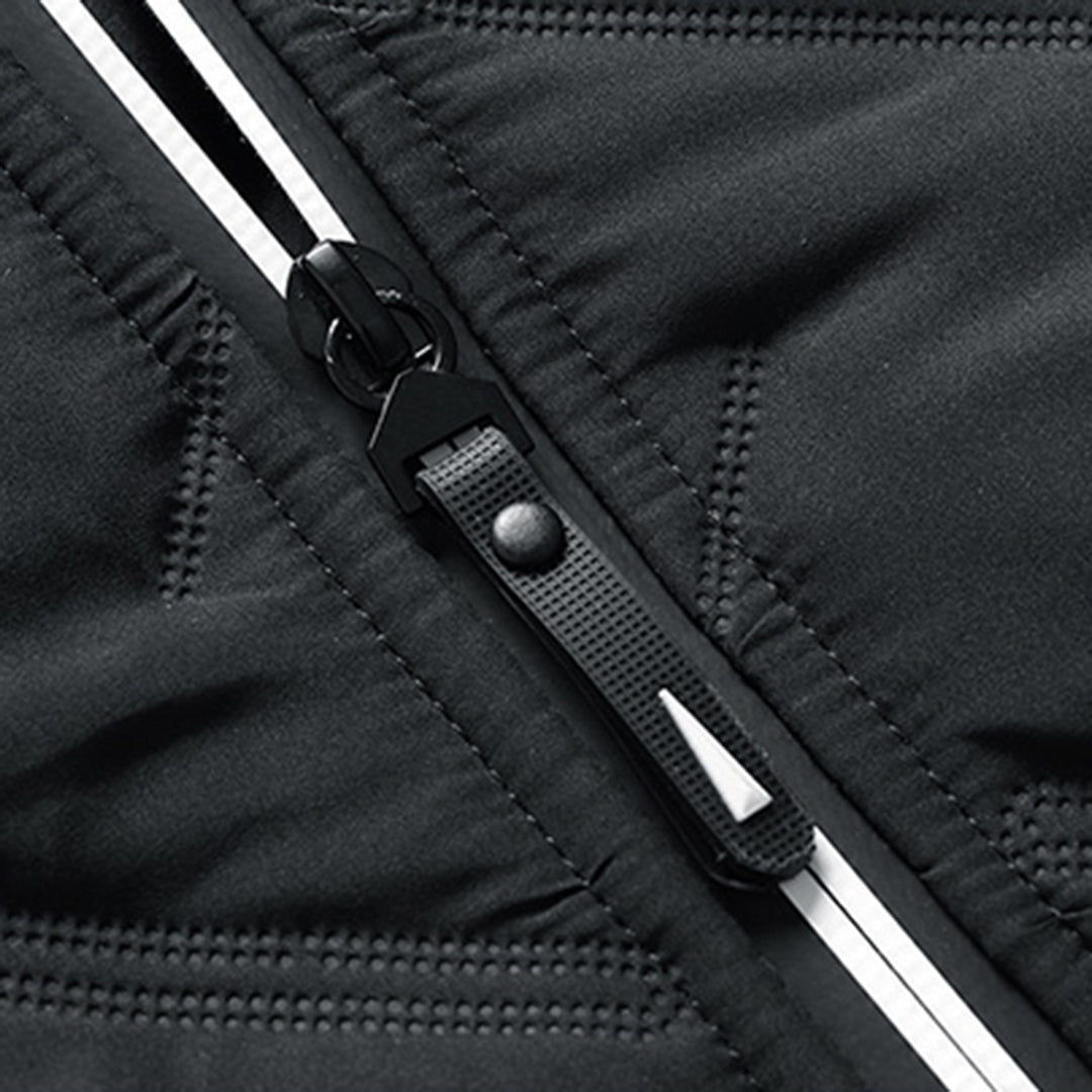 Comfortabel heren bomberjack, gewatteerd en stijlvol, essentiële bovenkleding voor heren.