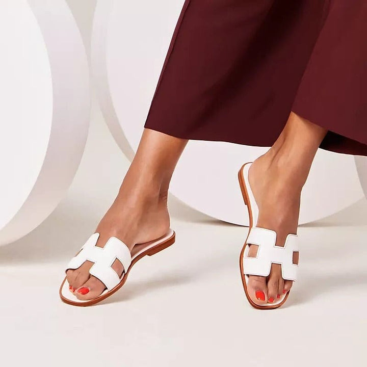 Comfortabele platte sandalen voor dames, ideale zomerschoenen