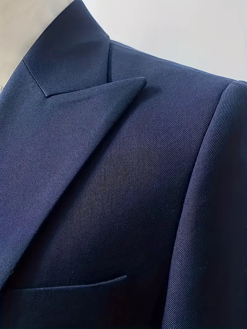 Stijlvol gilet behorend bij het driedelige formele herenpak
