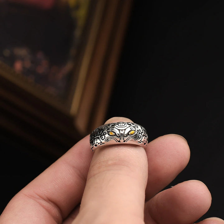 Feng Shui sieraad ring, symbool van rijkdom en voorspoed. Gemakkelijk verstelbaar design.