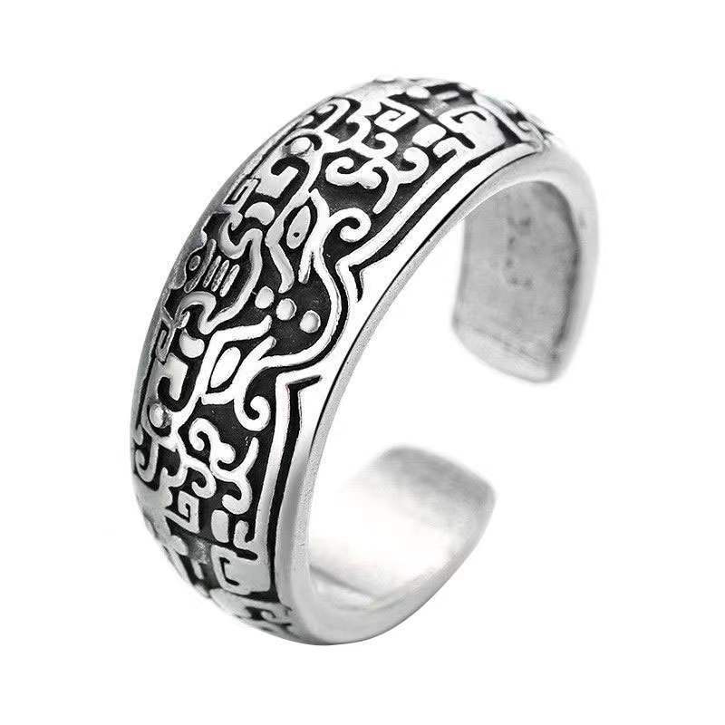 Unieke Feng Shui ring, symbool van geluk, rijkdom en voorspoed. Comfortabel sieraad.