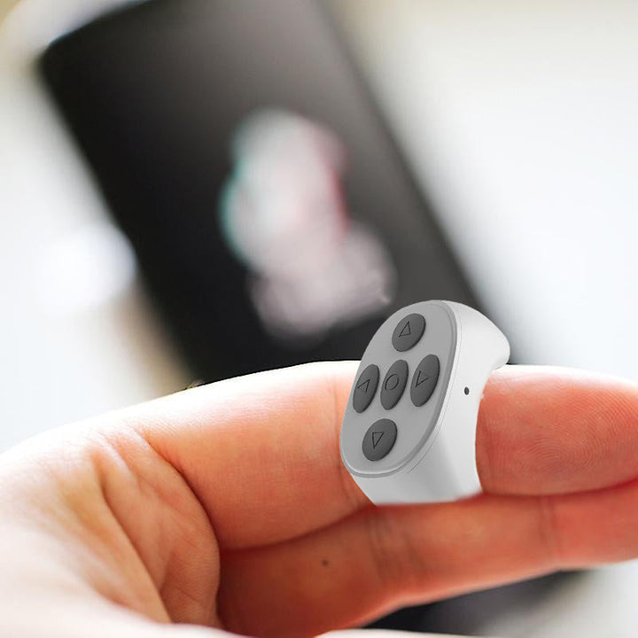 Fingertap afstandsbediening: jouw handsfree gadget voor TikTok en social media op je smartphone.