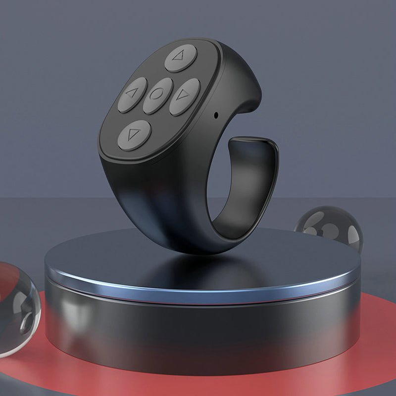 Compacte Fingertap draadloze bluetooth controller voor ultiem smartphone gemak en bediening.