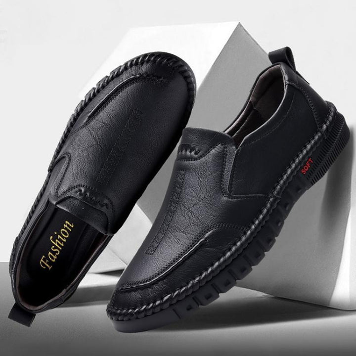 Donkerbruine heren casual nette schoenen en instappers voor comfort