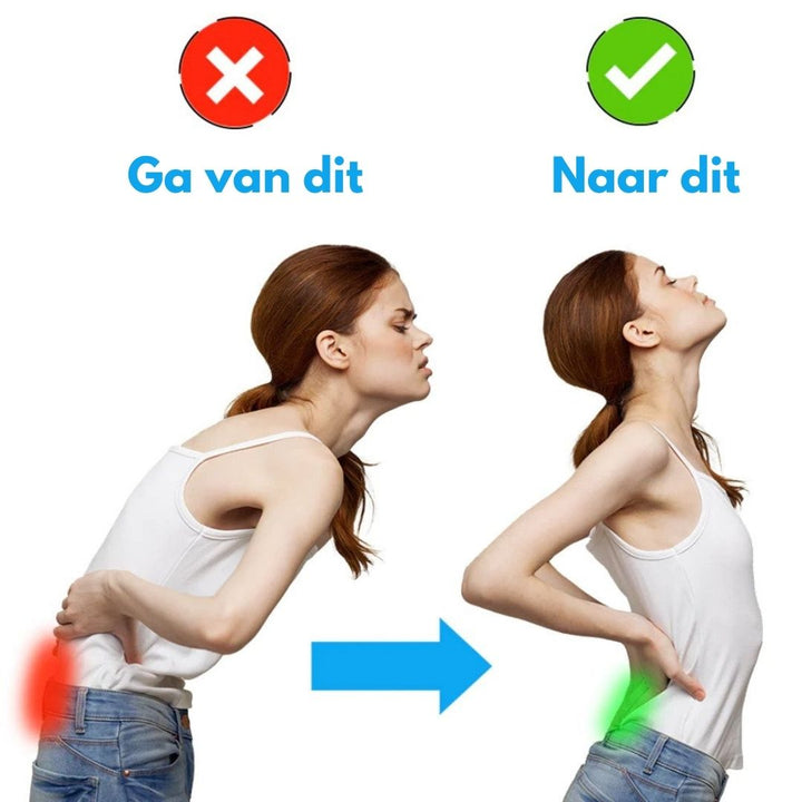 Verbeter je houding met de FlexAlign lenden- en bekkengordel; effectieve ondersteuning tegen rugpijn.