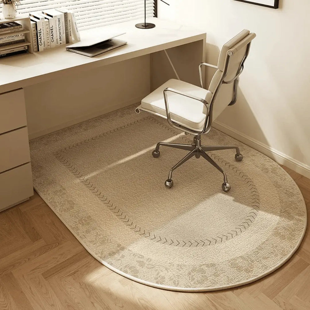 Stijlvolle FlexGuard bureaustoelmat van fleece. Beschermt uw vloer efficiënt en duurzaam met antislip.