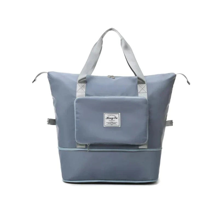 Waterbestendige FlexiCarry tas, opvouwbaar en ideaal als extra bagage op reis.