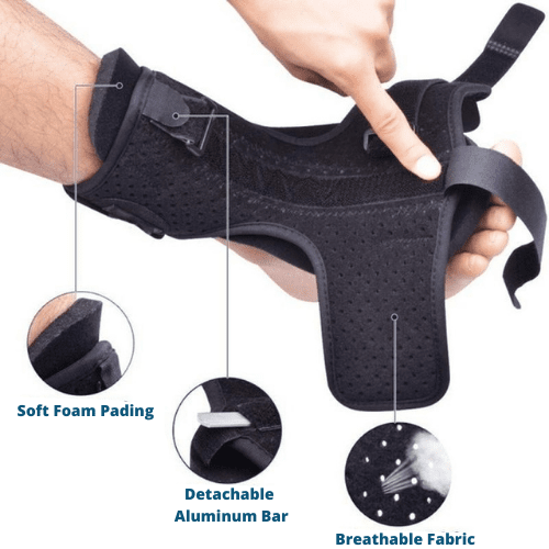 FlexiSleep dorsale nachtspalk, de comfortabele voetspalk voor pijnverlichting bij plantaire fasciitis en achillespees.