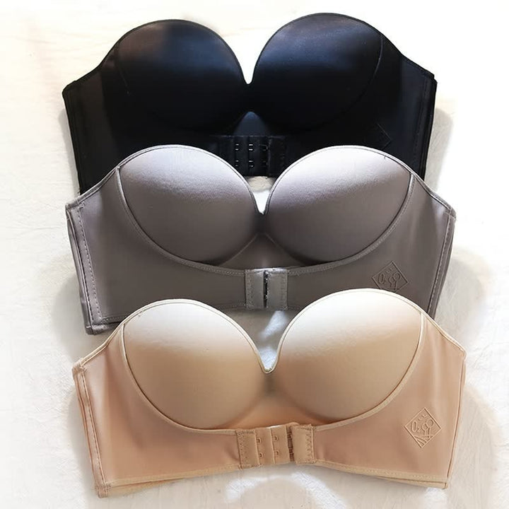 FloatyBra™ strapless push-up bh voor dames, naadloos ontwerp voor comfort en optimale ondersteuning.