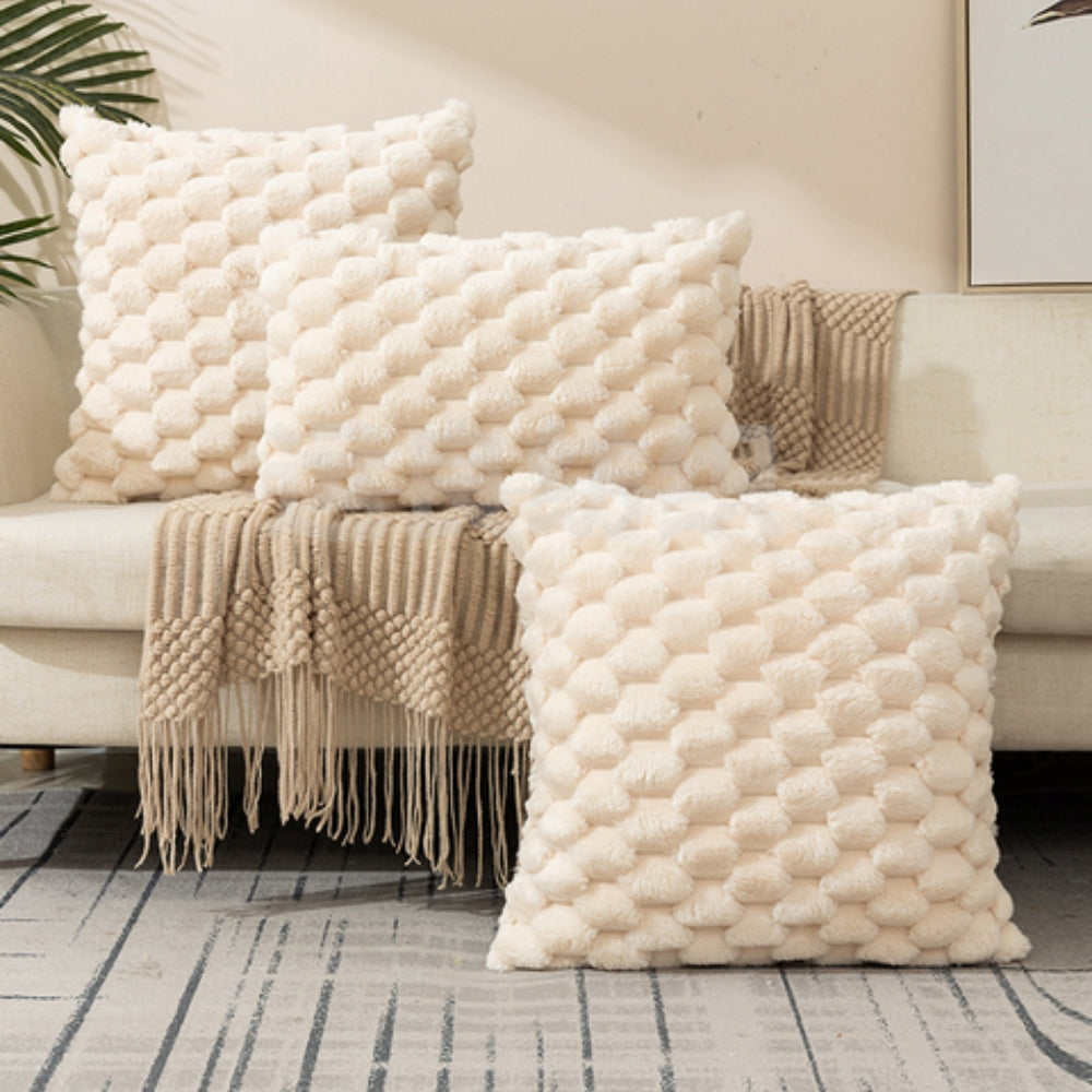 Zachte fluwelen kussenhoes, perfecte interieurdecoratie voor woonkamer of slaapkamer.