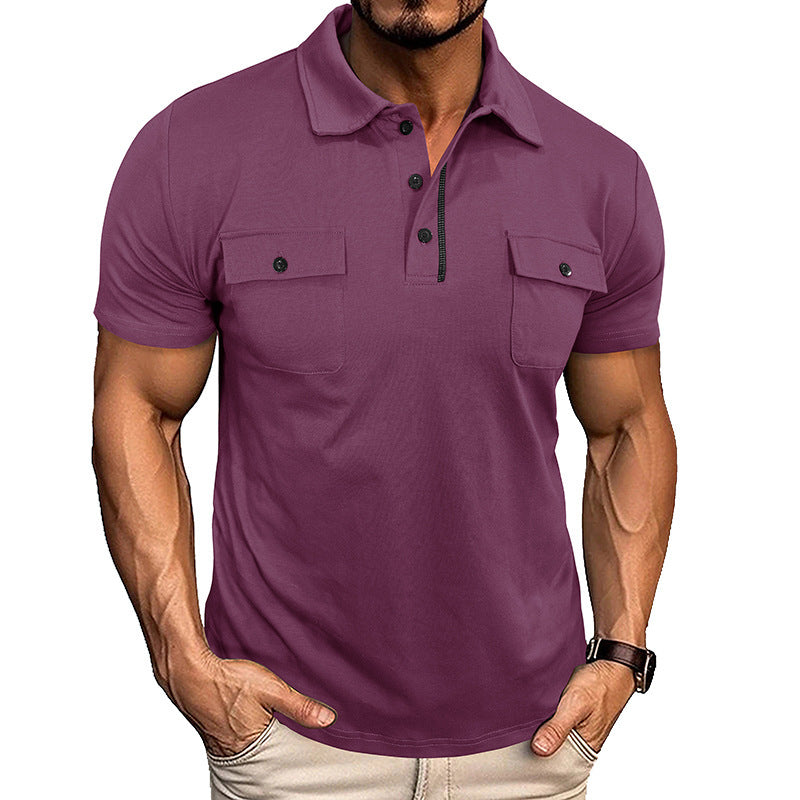 Luchtig heren poloshirt met korte mouwen ideaal voor warme dagen