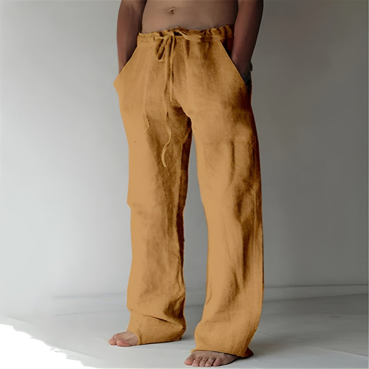 Zwarte heren pantalon, veelzijdig en stijlvol