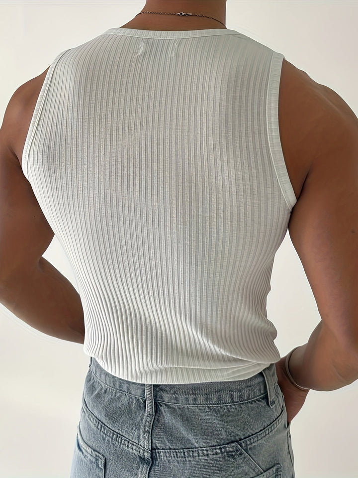 Modieuze heren tanktop voor buitensporten