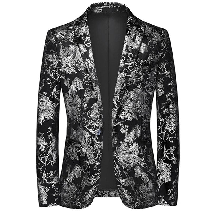 Stijlvolle heren zakelijke blazer, ideaal voor formele gelegenheden en professionele herenkleding.