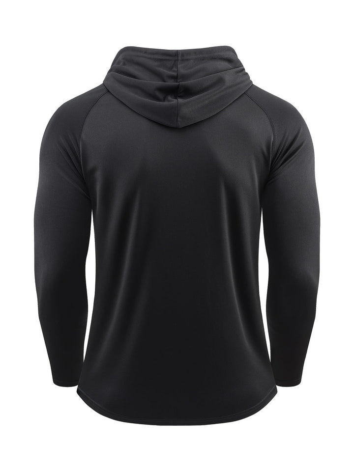 Stijlvolle heren hoodie uit de 3-pack, ontworpen voor optimale bewegingsvrijheid tijdens sporten.