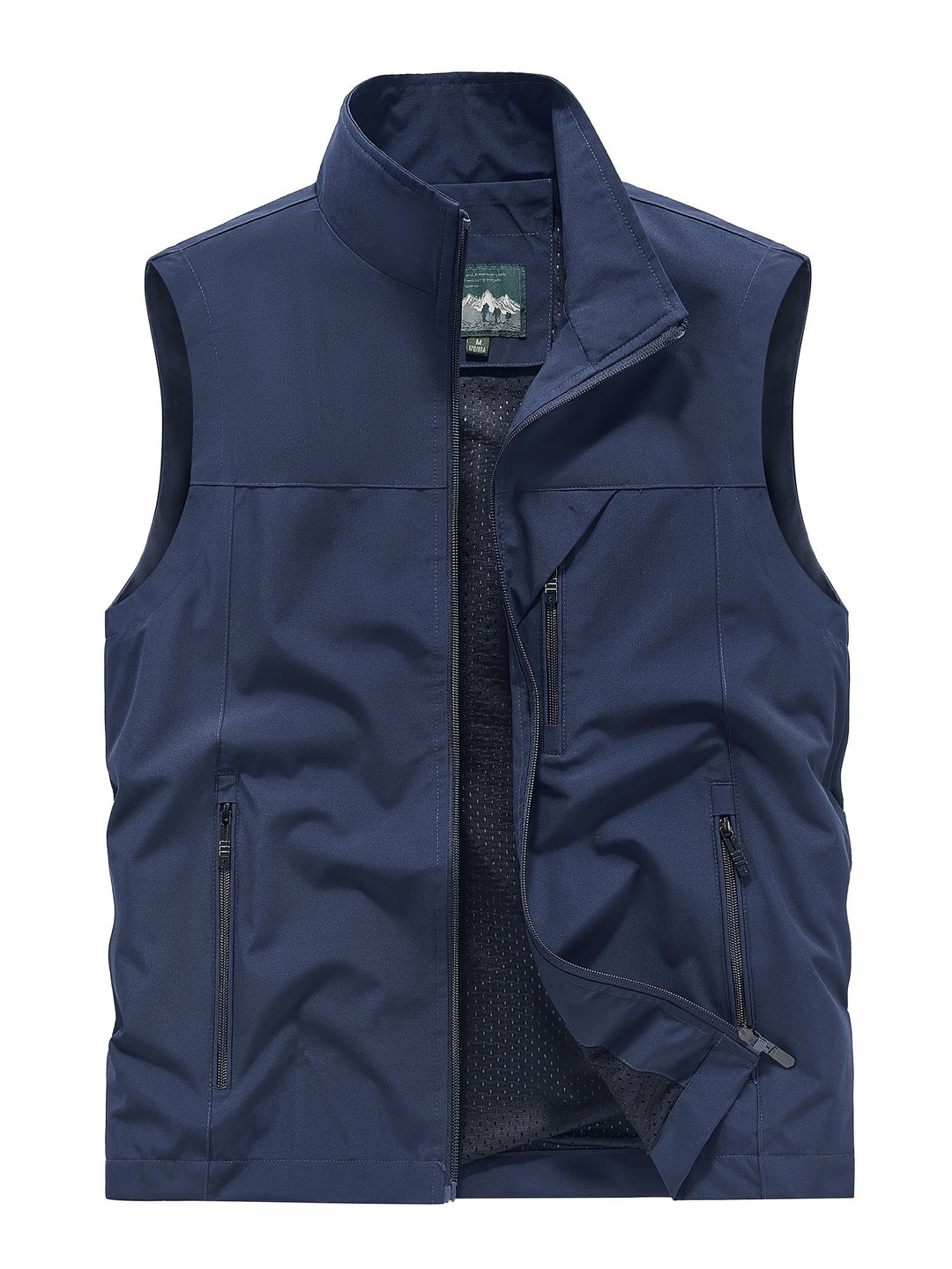 Ademende heren bodywarmer, mouwloos outdoor vest voor optimale ventilatie tijdens actieve inspanning.