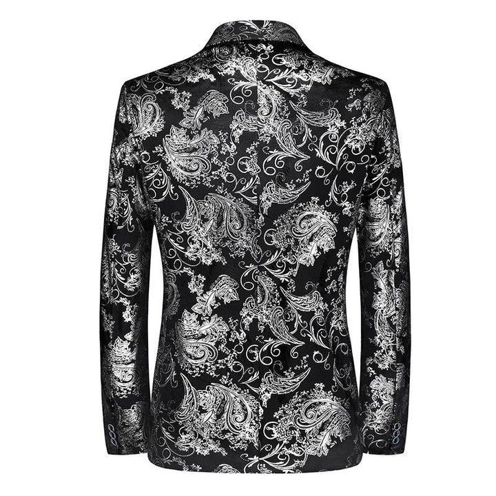 Moderne heren blazer voor smart casual en avondkleding, combineert comfort met een chique look.