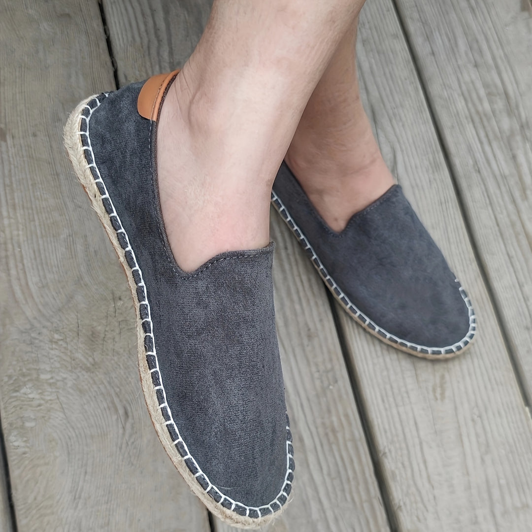 Mannen casual loafers, ademend en lichtgewicht, comfortabele vrijetijdsschoenen.