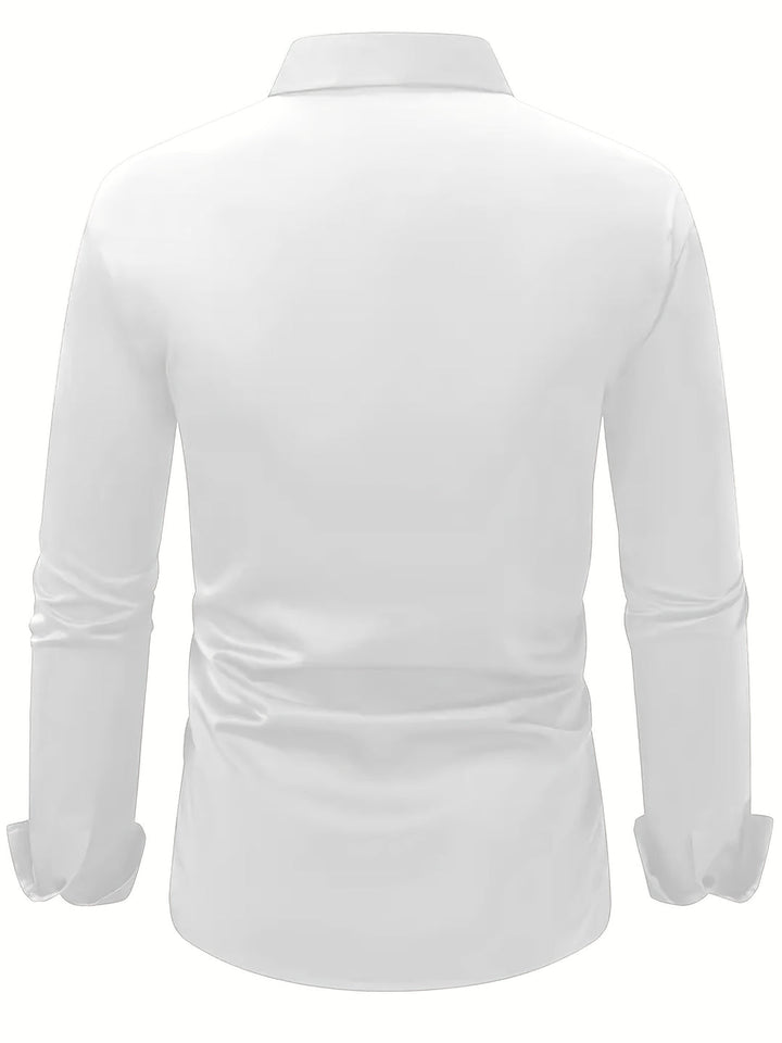 Overhemd voor mannen, met een moderne snit en verfijnde afwerking.