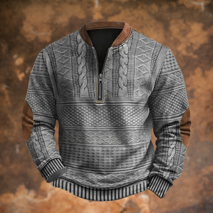 Heren trui met rits: ultiem comfort gecombineerd met stijlvolle herenkleding. Perfect voor de moderne man.