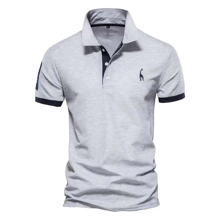 Stijlvol heren polo t-shirt in zomerkleding stijl met korte mouwen en comfortabele kraag