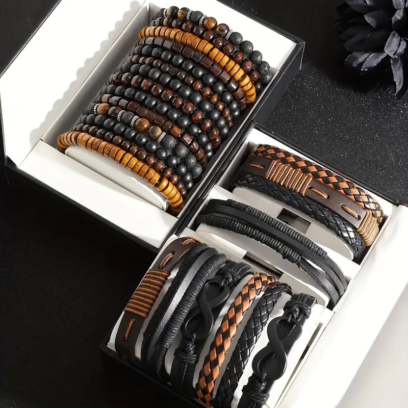 Trendy kralen armband en polsdecoratie voor heren als cadeau
